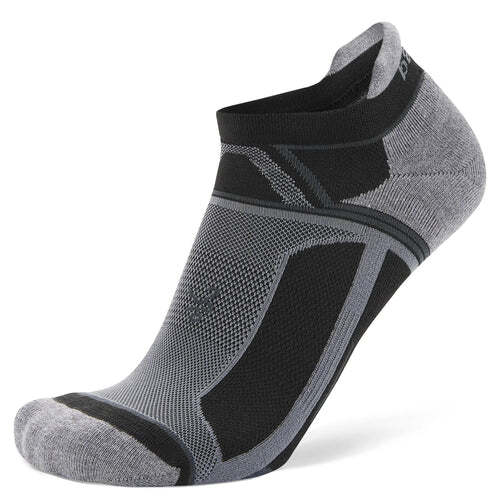 Balega Hidden Contour No Show Unisex Running Socks - Black - S