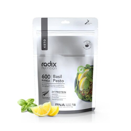 Radix Nutrition Keto 600kcal Plant Based Meal - Basil Pesto 