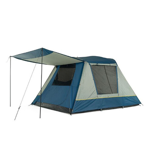 OZtrail Family 4 Plus 4-Person Dome Tent - Blue/Grey