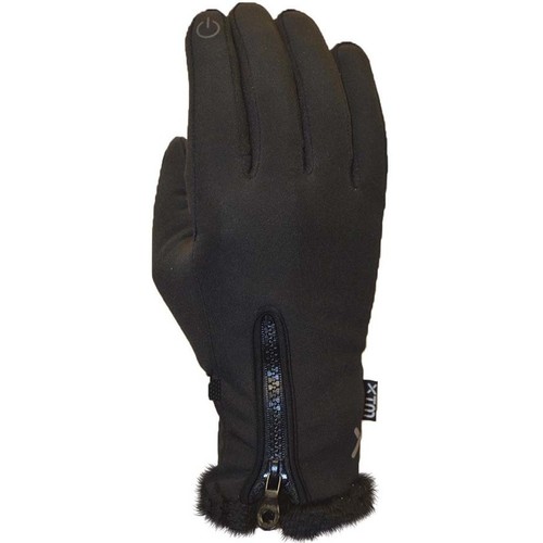 XTM Nina Soft Shell Ladies Snow Gloves - Black - L