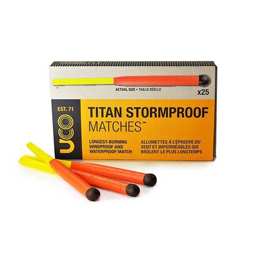 UCO Titan Stormproof Matches - Bulk 25 Matches