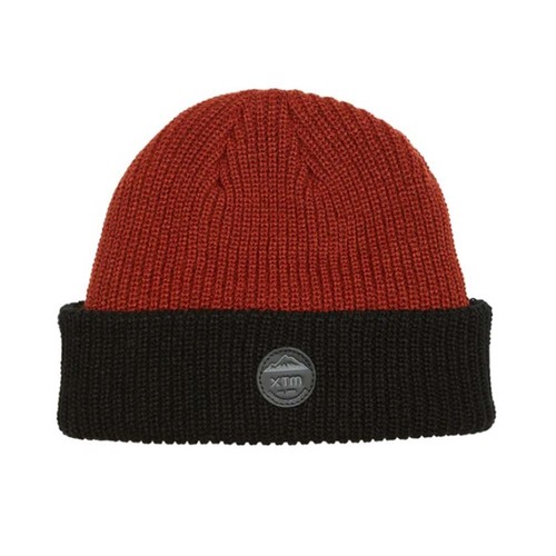 XTM Hideaway Kids Knitted Beanie - Brick