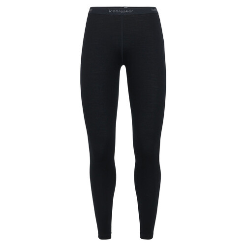 Icebreaker Tech 260 Womens Thermal Base Layer Leggings - Black - L