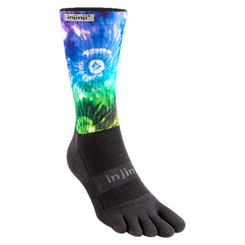 Injinji The Courtney Dauwalter Crew Unisex Midweight Trail Running Socks