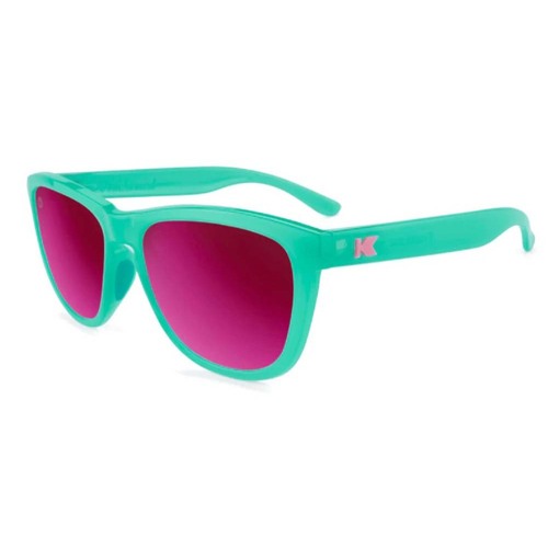 Knockaround Premiums Sport Sunglasses - Aquamarine / Fuchsia