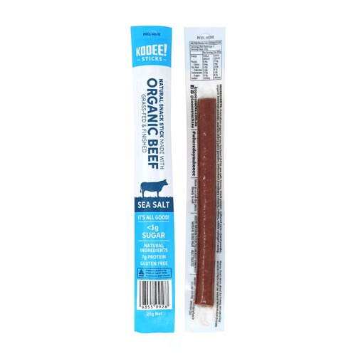 KOOEE! Organic Beef Stick - Sea Salt - 25g