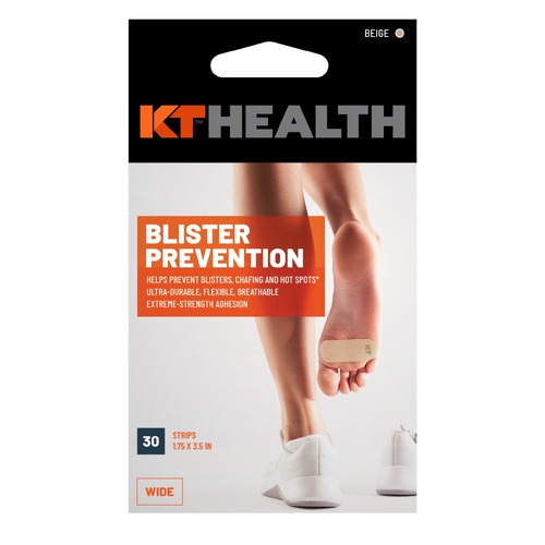 KT Tape Blister Prevention Wide Tape - 30 Strips - Beige