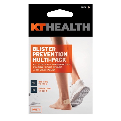 KT Tape Blister Prevention Multi-Pack Tape - 30 Strips - Beige