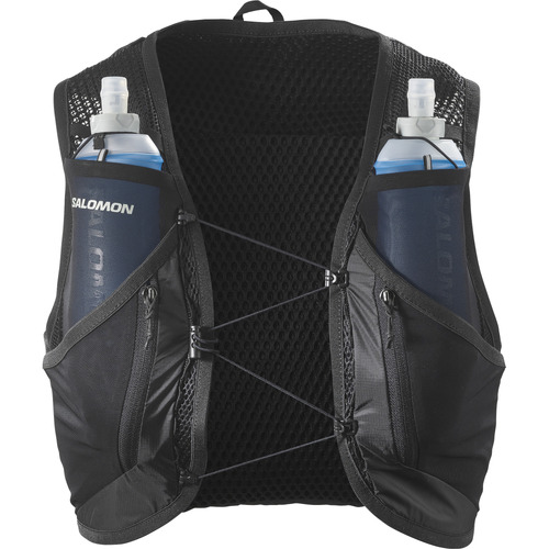 Salomon Active Skin 12 Set Unisex Hydration Vest - Black/Metal - L