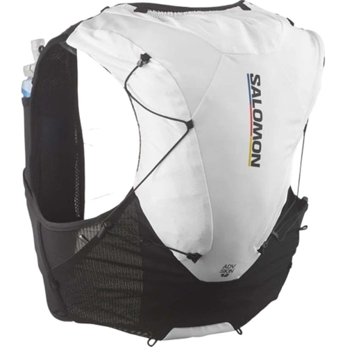 Salomon Adv Skin 12 Race Flag Unisex Hydration Vest - Black/White - L