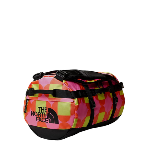 The North Face Base Camp Duffel Bag S Gamma Pink Lets Blossom Together Print TNF Black