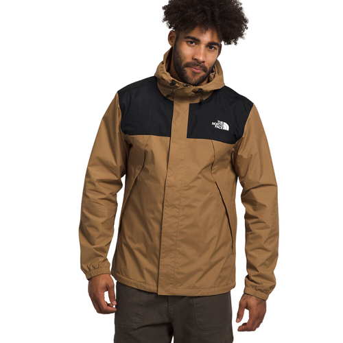 black north face rain jacket mens