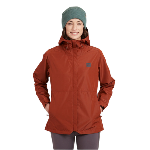 XTM Takayna Womens Premium Waterproof Rain Jacket - Brick - 8