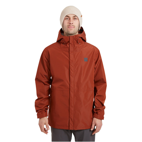 XTM Takayna Mens Premium Waterproof Rain Jacket - Brick - L