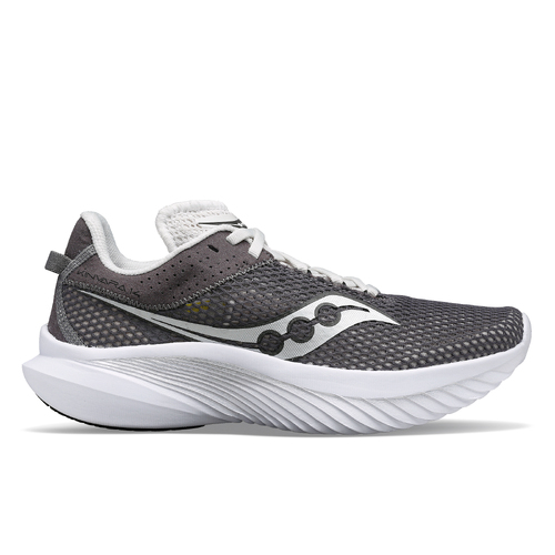 Saucony Kinvara 14 Womens Road Running Shoes - Metal/White