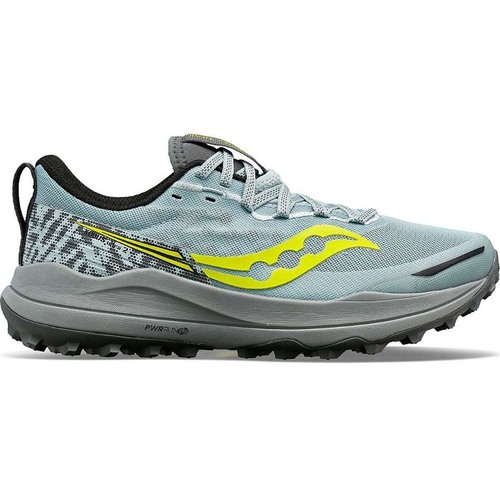 Saucony Xodus Ultra 2 Womens Trail Running Shoes - Glacier/Ink - US7