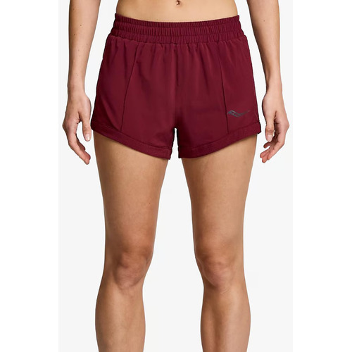 Saucony Outpace 3in Womens Running Shorts - Sundown - L