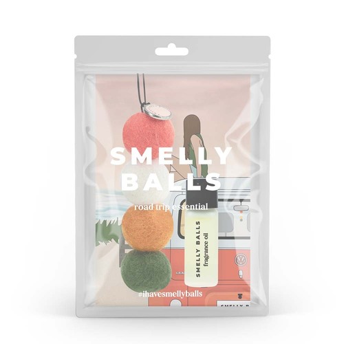 Smelly Balls Reusable Car Freshener - Sunglo Set - Coconut + Lime