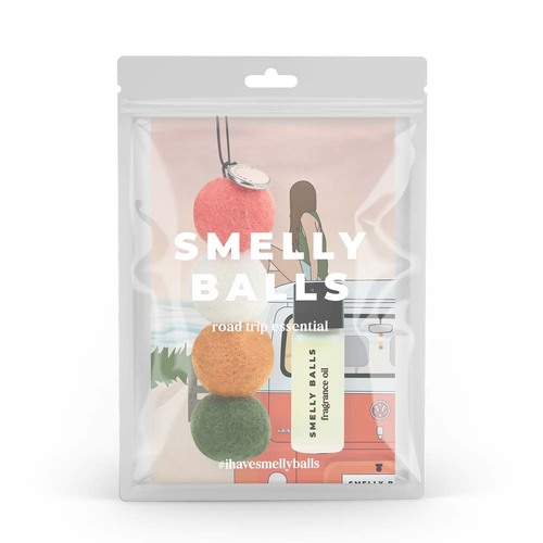 Smelly Balls Reusable Car Freshener - Sunglo Set - Tobacco Vanilla