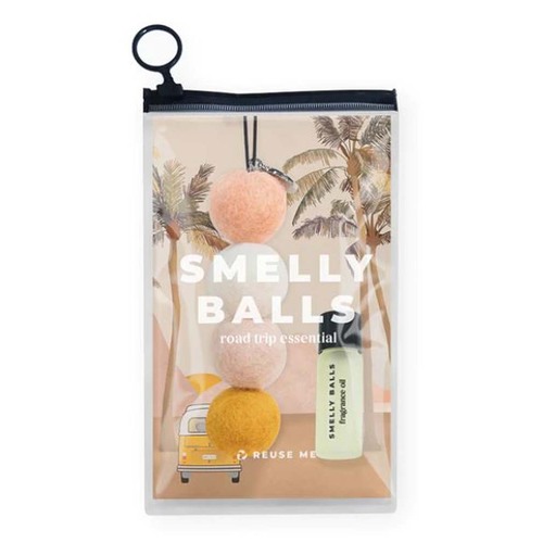 Smelly Balls Reusable Car Freshener - Sun Seeker Set - Honeysuckle