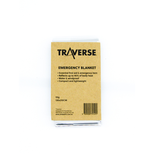 Traverse Emergency Blanket - Silver