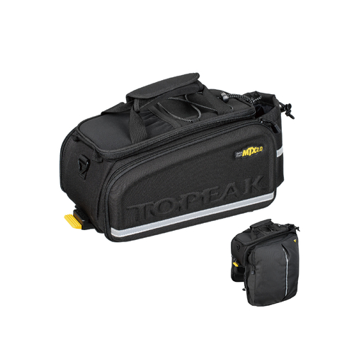 Topeak MTX V2 Expandable Rear Rack Bike Bag - Black