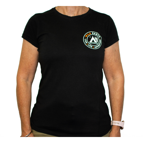 Wild Earth Women Circle Logo Casual T-Shirt
