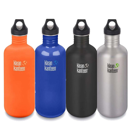 Klean Kanteen 40oz Classic Loop Cap Water Bottle 1.2L